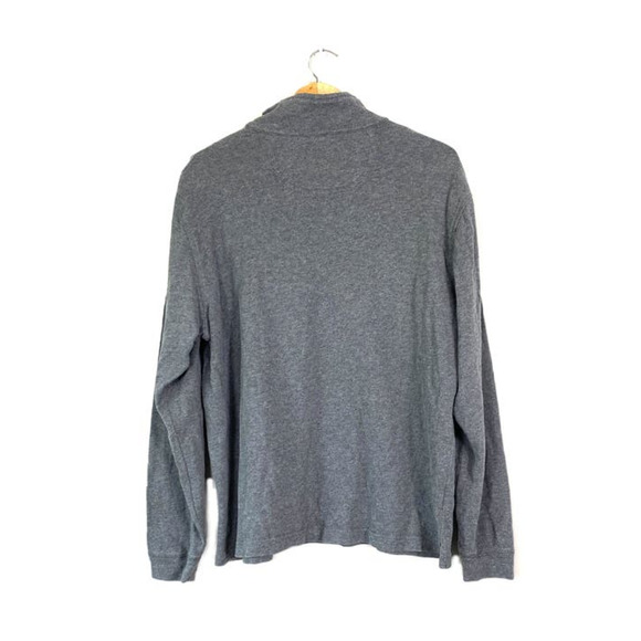 Men's Gray Izod 1/4 Zip Pullover M - Picture 2 of 6